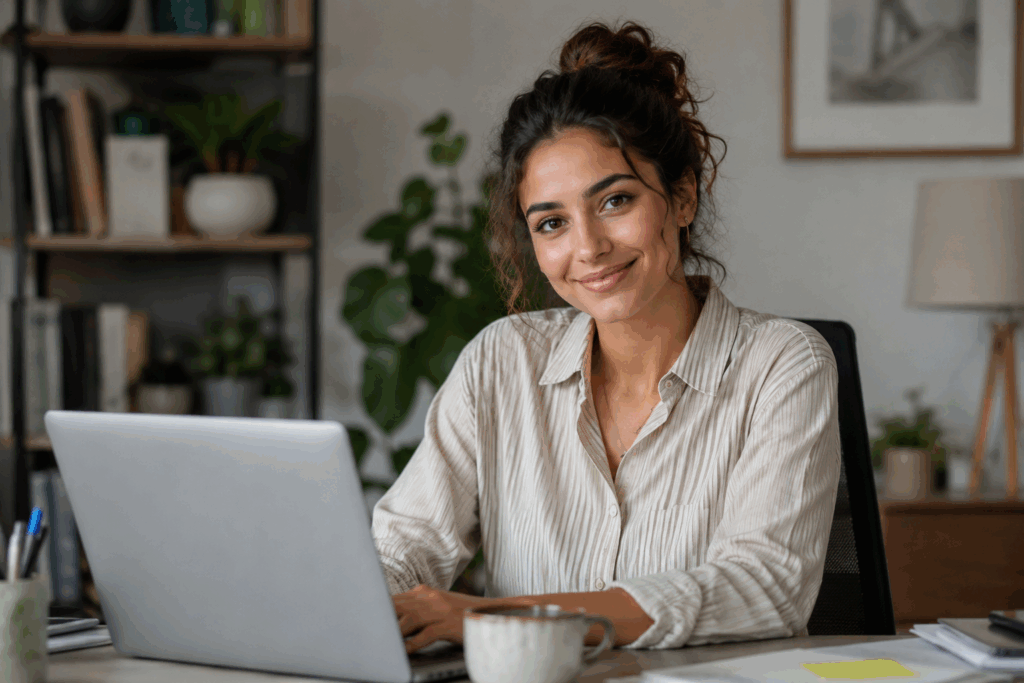 ChatGPT Frau Homeofficepng